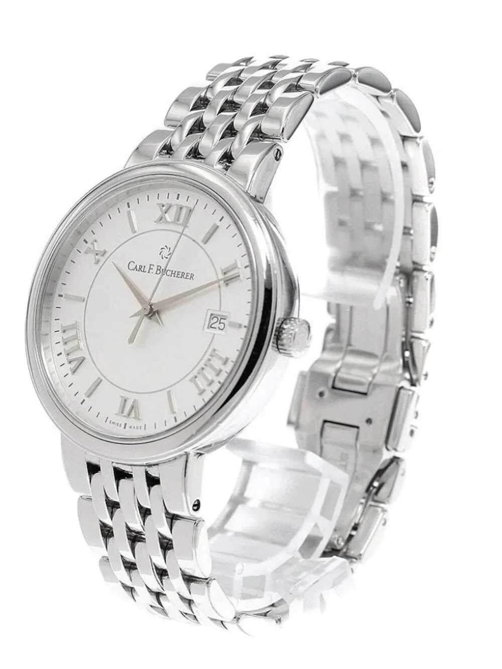 CARL F.BUCHERER Adamavi 10314.08 Date Silver Dial Automatic Men's Watch_963308